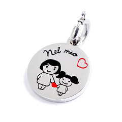 ciondolo marlu nel mio cuore mamma figlia 15ch041