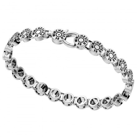 bracciale zancan uomo winchester 38 in argento
