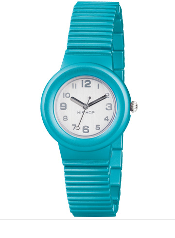 watch hip hop aluminium turquoise