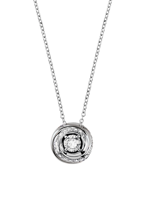 collana salvini charade oro bianco e diamanti