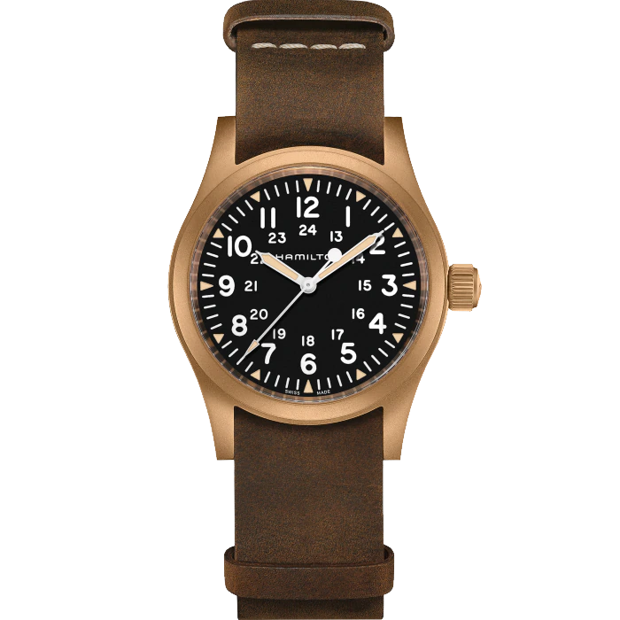 hamilton - khaki field mechanical bronze