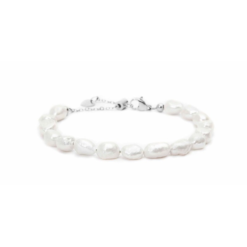 marlu - bracciale con perle di fiume masticate