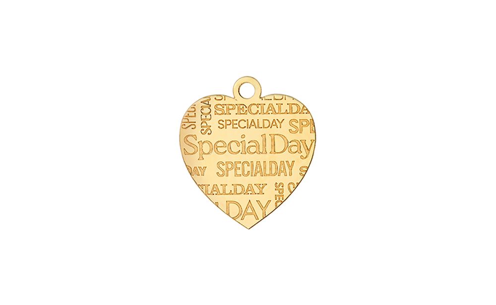 cuore special day piccolo in oro 22k h 14mm