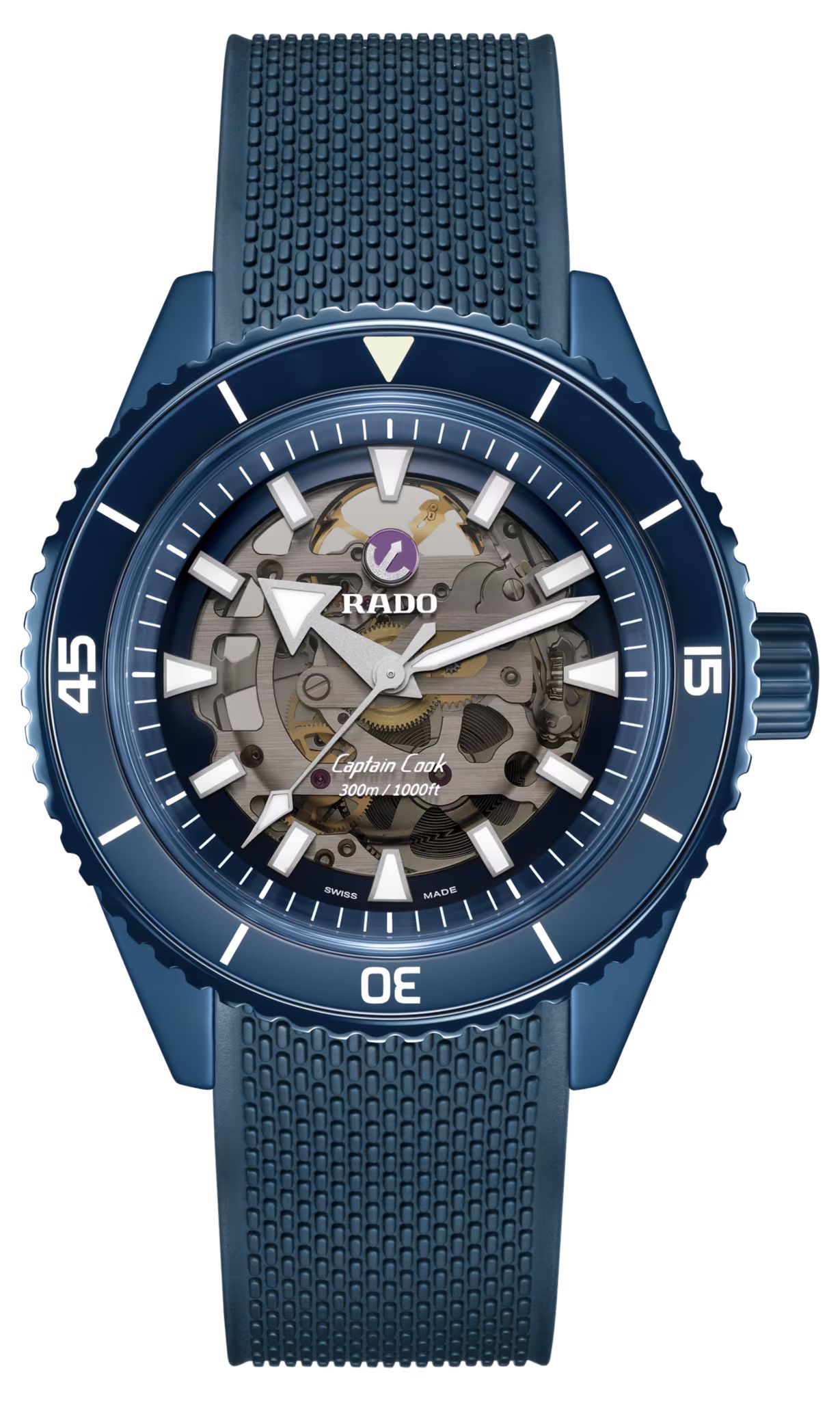 rado captain cook high-tech ceramic skeleton