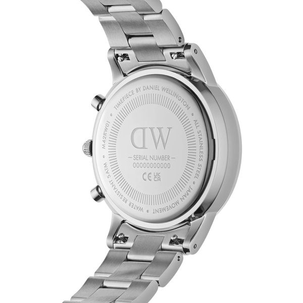 daniel wellington - iconic chronograph link onyx s