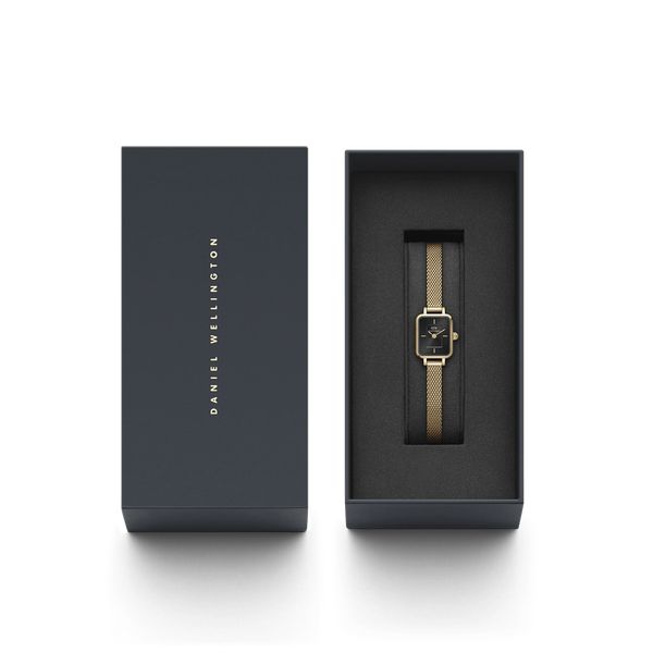 daniel wellington - quadro mini evergold onyx