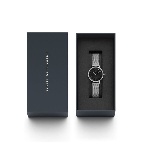 daniel wellington - petite lumine bezel sterling black mop prezzo di listino
