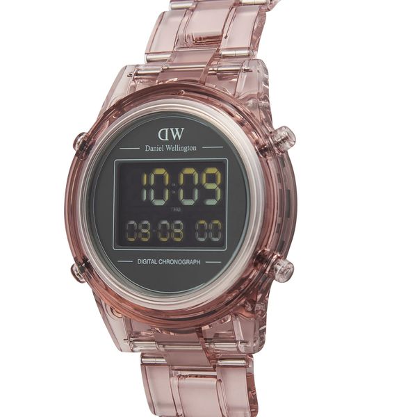 daniel wellington - retro digital dark pink