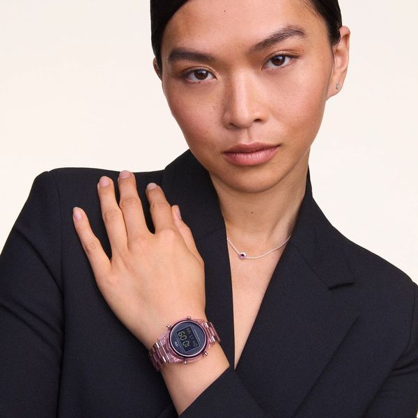 daniel wellington - retro digital dark pink