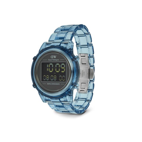 daniel wellington - retro digital light blue