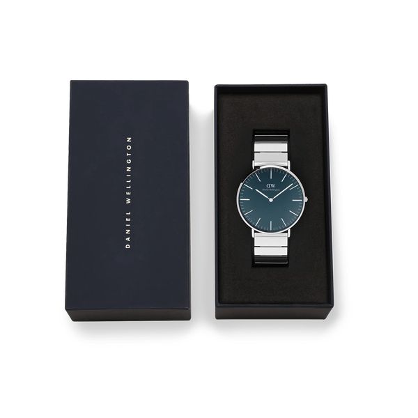 daniel wellington - classic piano link arctic silver