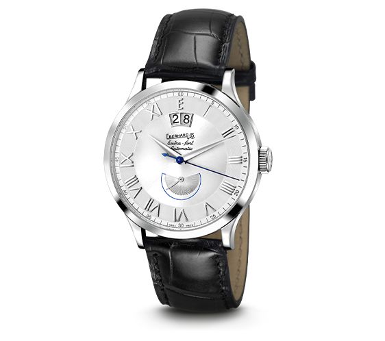 eberhard - extra-fort grande date reserve de marche edition bleuet