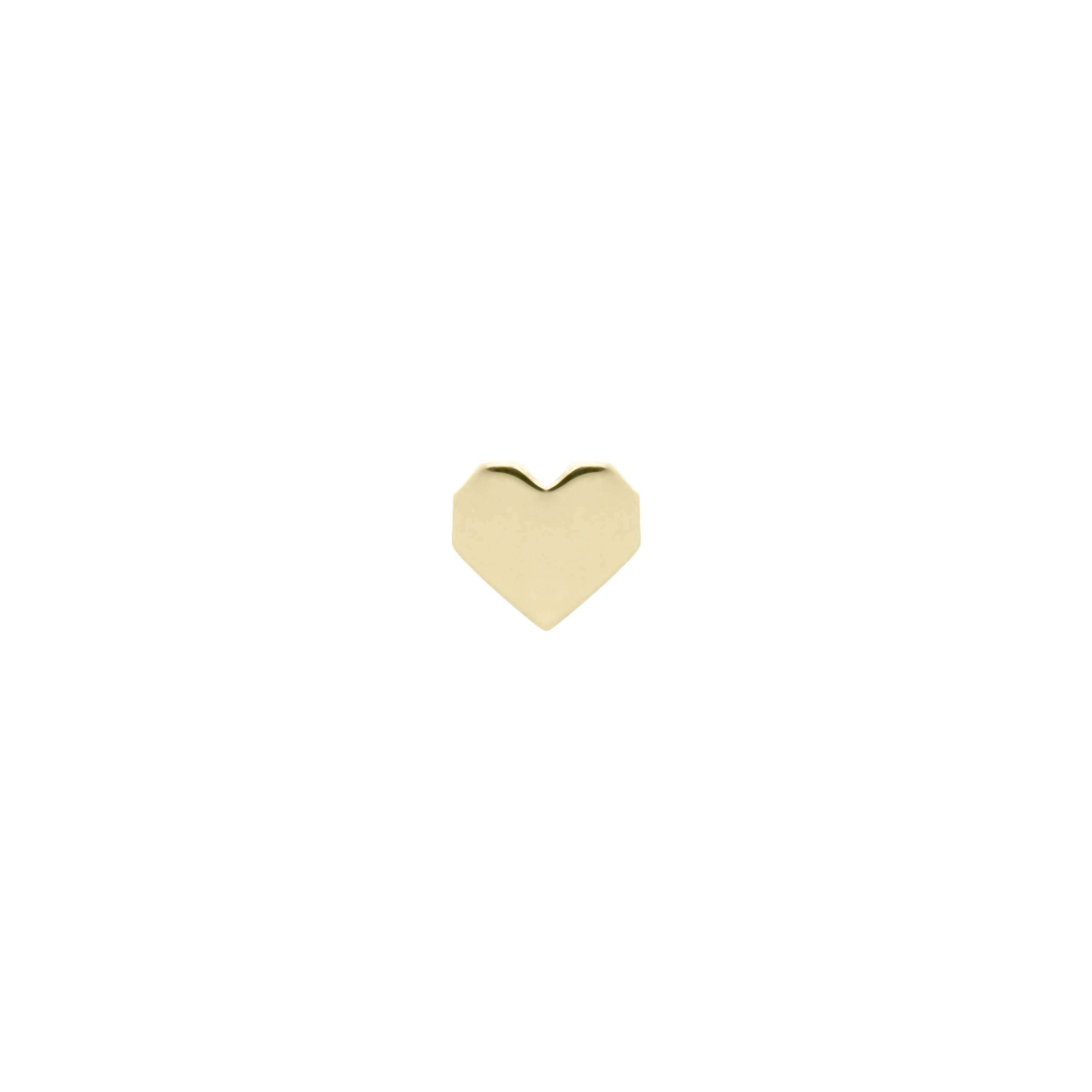 mini bold corazon orecchino