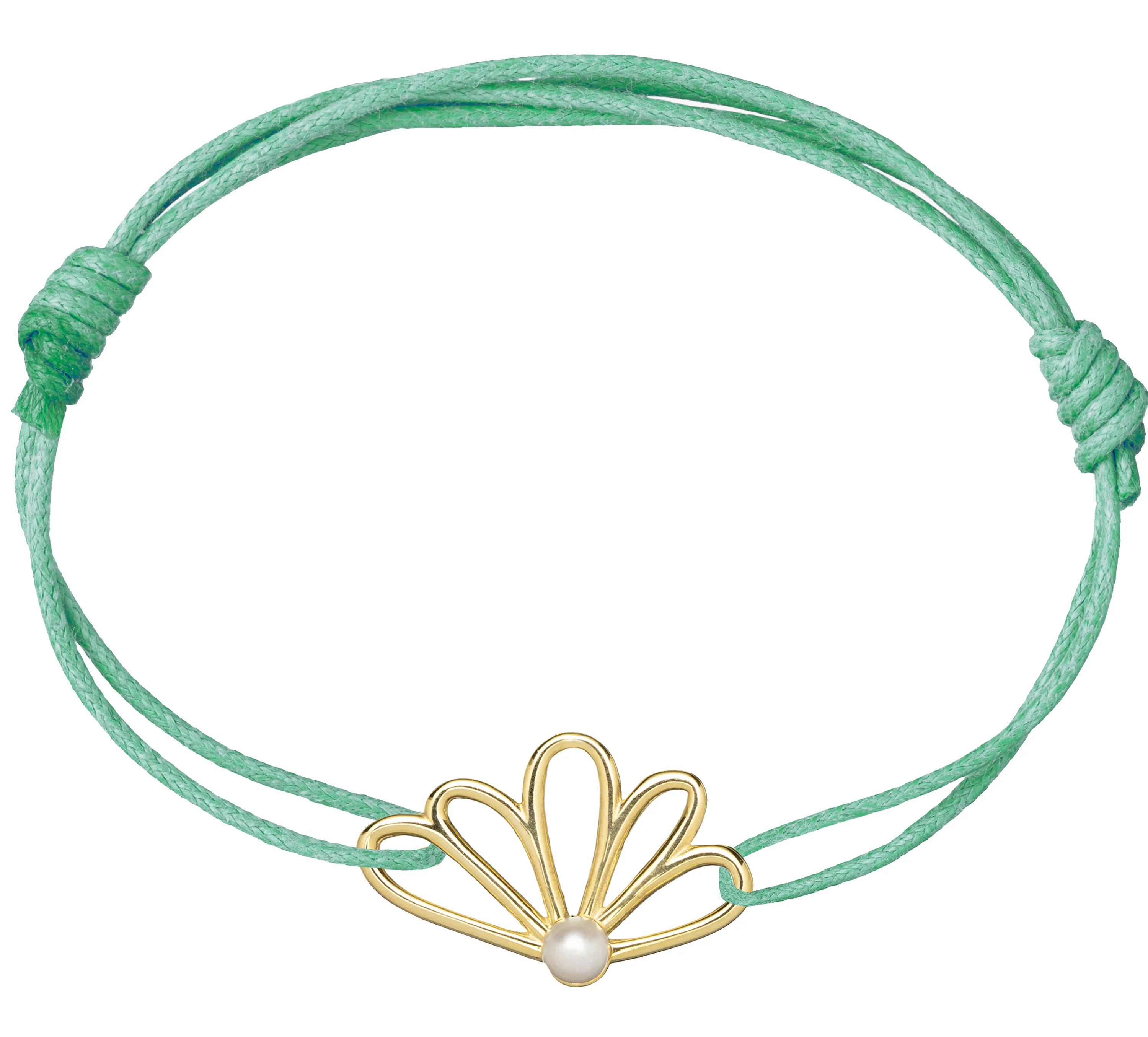 pernula perla bracciale cordino