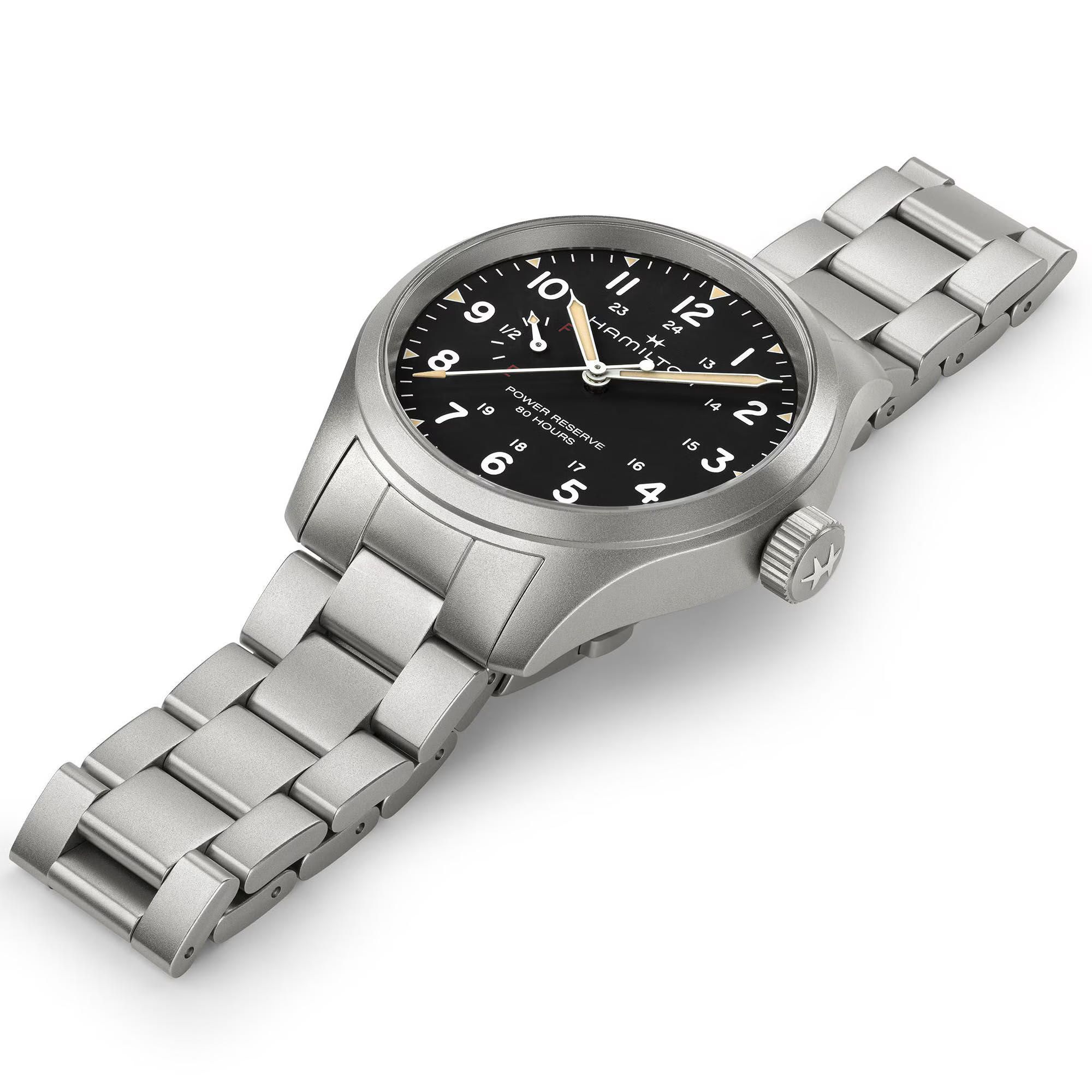 khaki field mechanical power reserve 40 mm