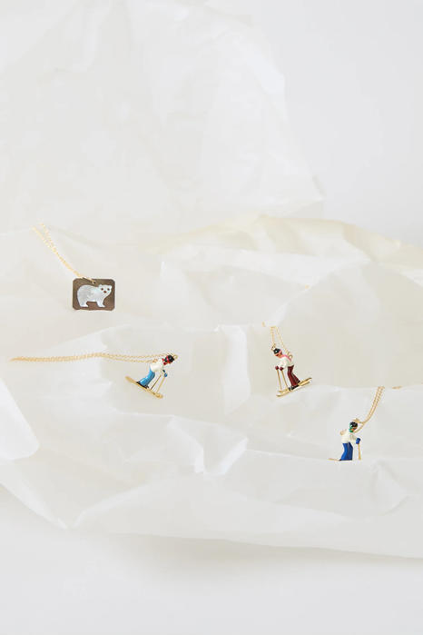 cameo perla osito collana