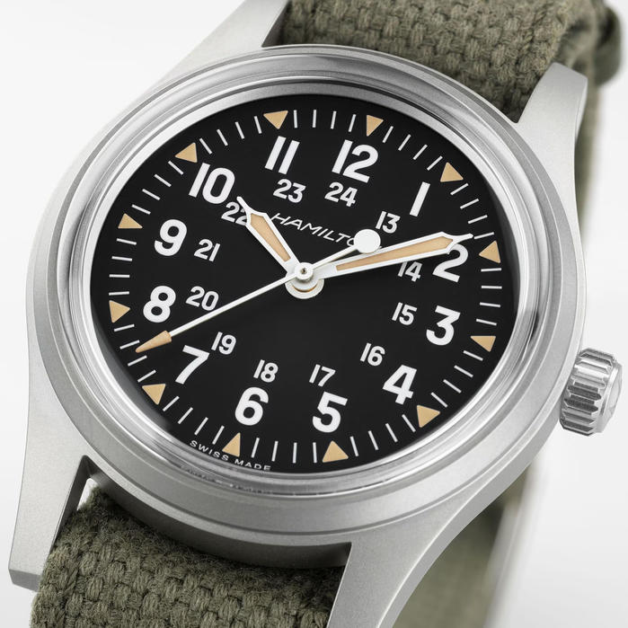 khaki field mechanical 36 mm